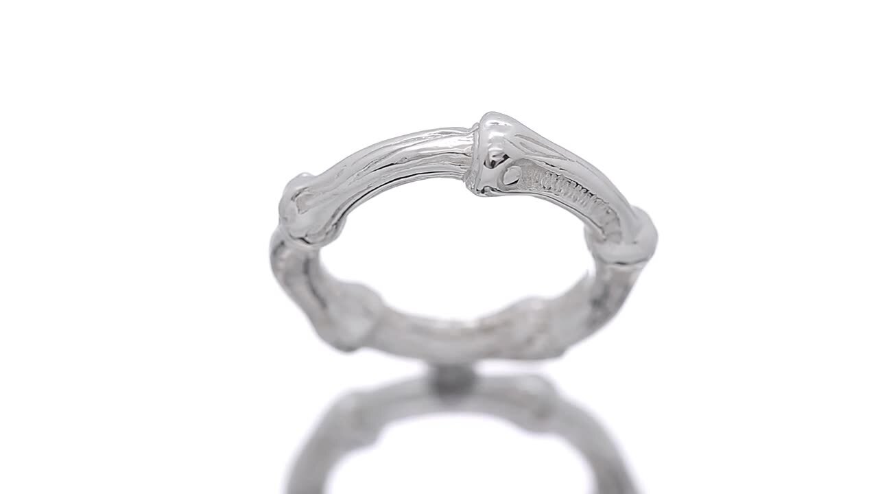 Tiffany & Co. 　バンブーデザインリング　 シルバー925　8号 お値段交渉後は必ずご購入ください】Tiffany＆co ティファニー