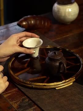 楽天市場】清境Craft Art 伝統工芸 竹細工 丸 ガラス皿 竹トレー