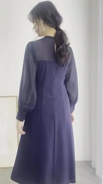 ❤️新品・未使用❤️フォーマルドレス　ドレス　高身長 PourVous ドレス ミニ丈＆七分袖フォーマルレーススリーブ大きい