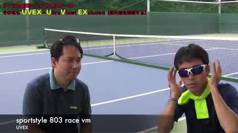 楽天市場】【UVEX】ウベックス sportstyle 802 small v : テニスプロ