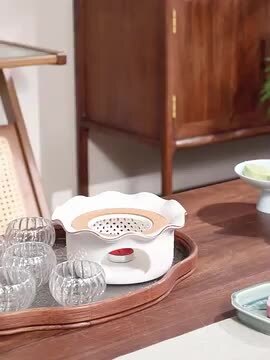 ヴィンテージベトナム製ポットセット含むティーポットとカップセット