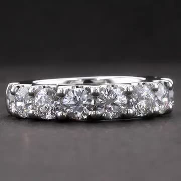 楽天市場】ダイヤモンド ハーフエタニティ リング 3.3ct(Total