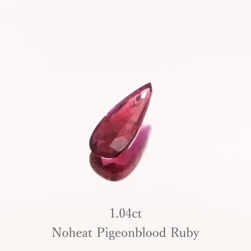 大特価‼️AIGS鑑別書付ノーヒートピジョンブラッドルビー0.25ct 非加熱ピジョンブラッドカラールビールース R 0.74ct AIGS鑑別書付