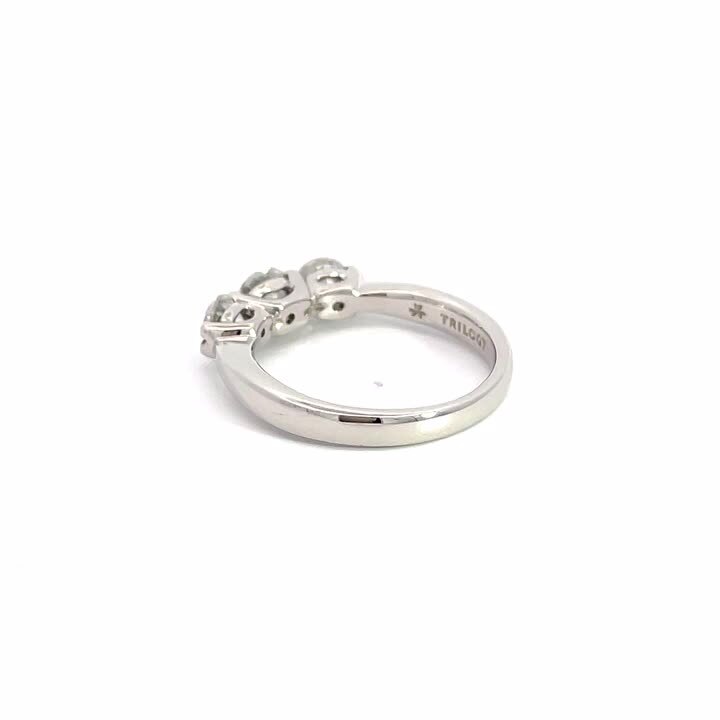 楽天市場】トリロジー ダイヤモンド リング 1.02ct Pt900