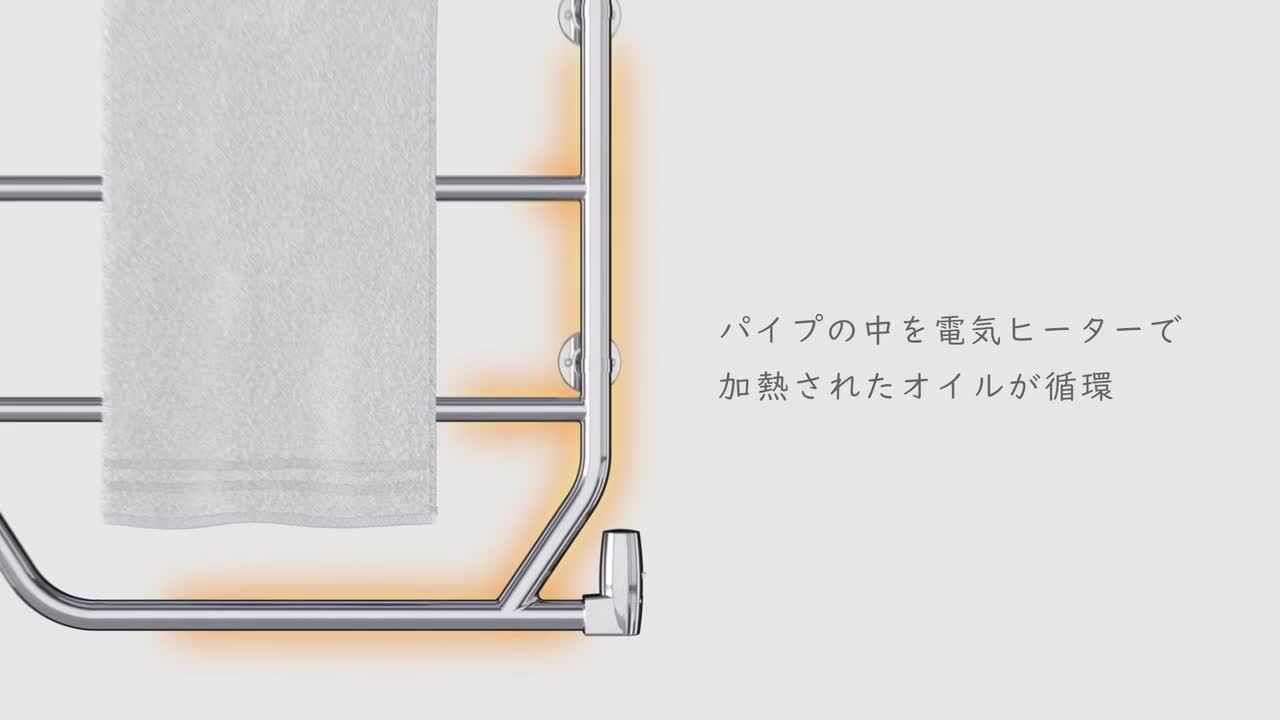 楽天市場】森永 タオルウォーマー TS-Pivot White 壁付け 森永
