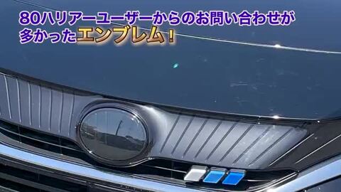 【美品】早い者勝ち！ハリアー30 フロントグリル　エンブレム付き！！ 2025年最新】ハリアー30 グリルの人気アイテム - メルカリ