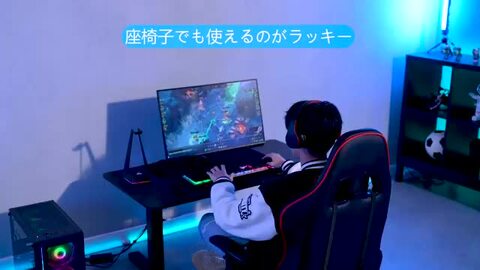 極上品】GTRACING／ゲーミングデスク／広々快適／説明書付／eSports 心許なく