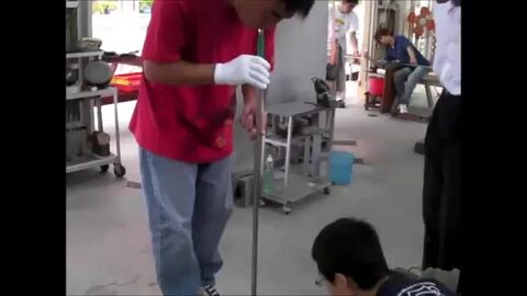 ヴィンテージ素敵すぎる！ずっしり　金彩 花瓶 北欧アンティーク/Upsala Ekeby /ウプサラ エクビィ/Goran