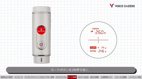 VOICE CADDIC CL2 ゴルフ用距離計　ボイスキャディ Amazon.co.jp: [ボイスキャディ] Voice Caddie CL2 ゴルフ用