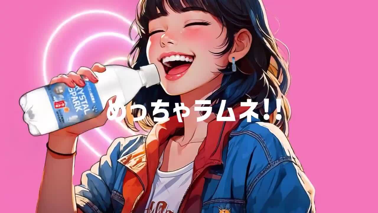 アイリス CRYSTAL SPARK 富士山の強炭酸水 ( 24本入×2セット（1