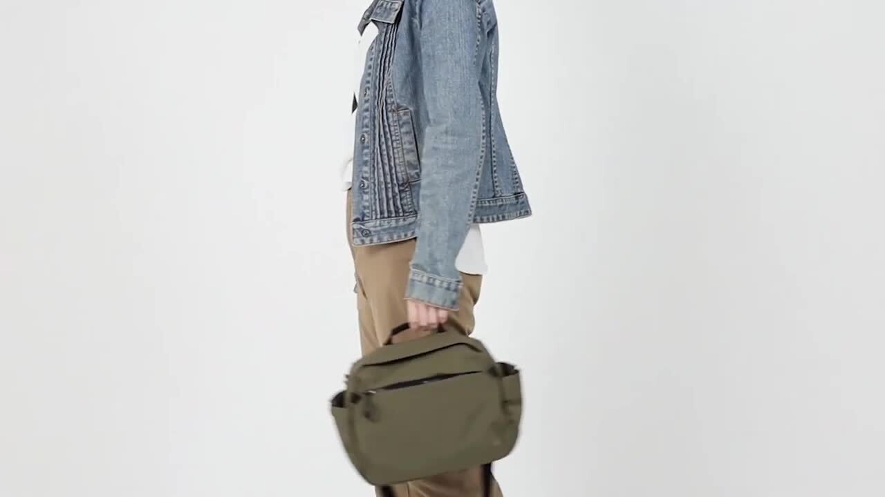 ミレスト TROT ショルダーバッグ 旅行 普段使い 収納 軽い 耐水 ミニマルデザイン バックル付 ペットボトル 傘 収納 フロントポケッ 旅に欠かせないセキュリティ面を大幅に強化！ シンプルかつ機能的な