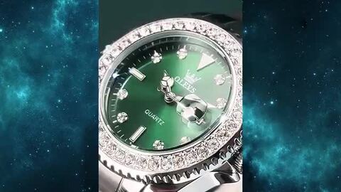 装飾的なシルバー時計 紫青宝石付き ❝HIMAWARI❞ Stainless RING≪~碧(ao)~≫ | EVER MY