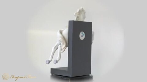 優様❤プードル リヤカー オブジェ♡印鑑スタンド Lladr〓/リヤドロ お手紙まだかな/WAITING FOR YOUR LETTER 6852