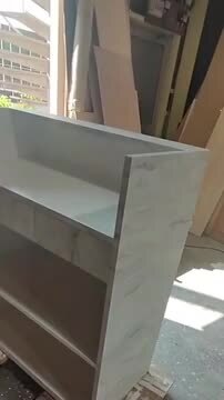 楽天市場】レジカウンター カウンター おしゃれ 大理石調 完成品 材質