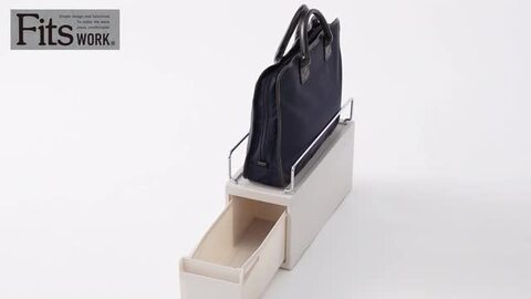 （まとめ）天馬 フィッツワーク 鞄が置ける引出ケース カプチーノ 1個 〔×3セット〕 まとめ）天馬 フィッツワーク 鞄が置ける引出ケース カプチーノ 1個