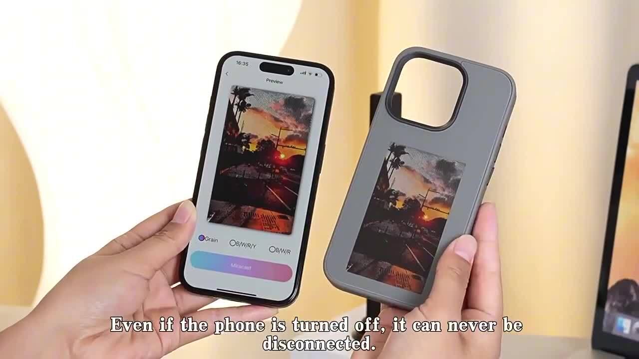 楽天市場】iPhoneケース 電子ペーパーケース スクリーン付き