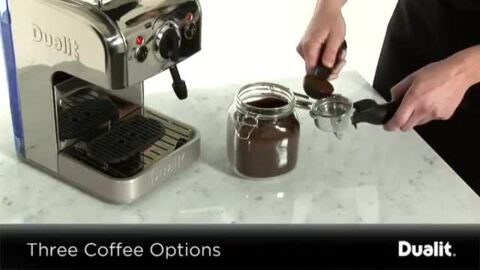 Dualit 4-in-1 Multi-Brew Espresso Machine with Bonus NX Adapter 