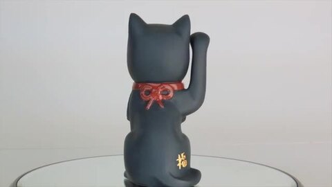 楽天市場】リヤドロ 招き猫 マネキネコ ブラック 01009166 LLADRO MANEKI NEKO BLACK お正月飾りやインテリアに ギフト  プレゼント □ : Import Fan