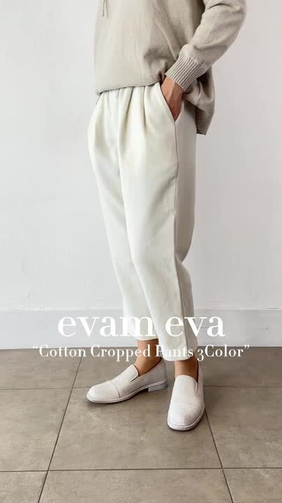 evam eva クリーム色パンツ e241t098-0-0228.jpg