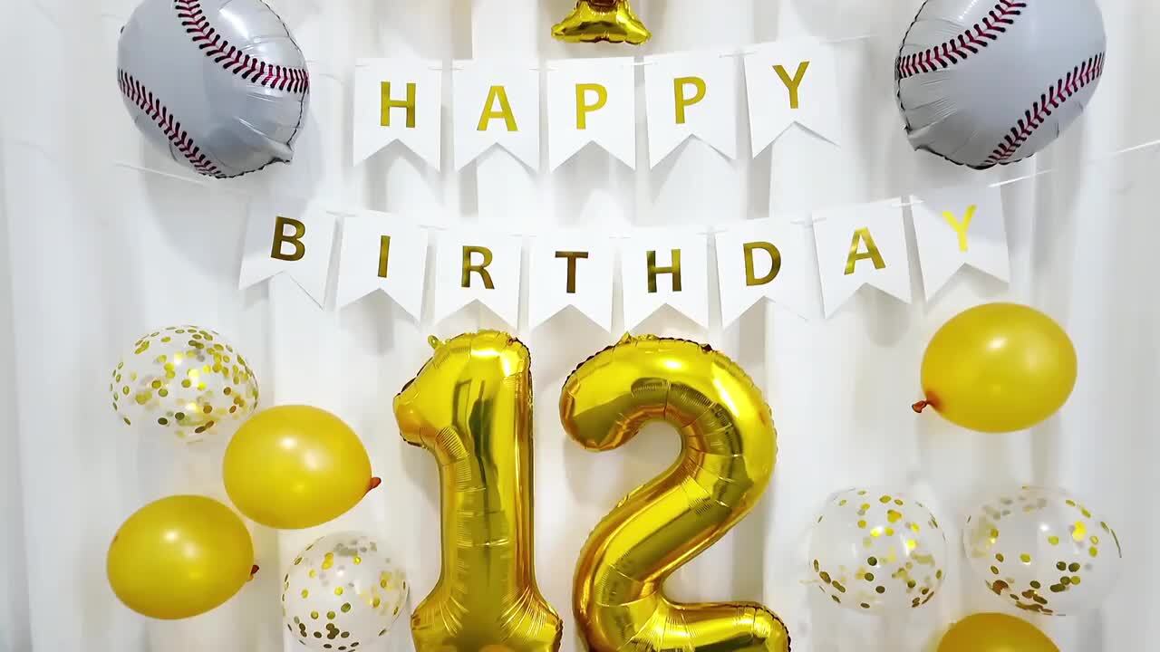 楽天市場】野球応援テーマ 男の子 誕生日 バルーン 飾り付け