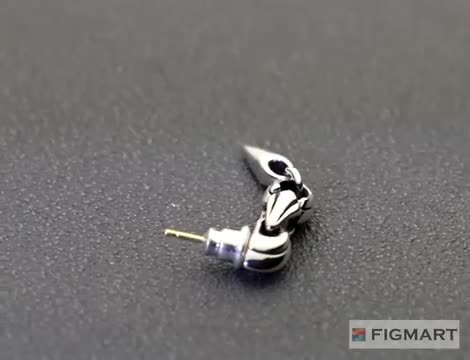 【FIGMART】シルバー925 ピアス メンズ 【fe0152】18金ポスト シャープ ダガー ぶら下がり silver925 スタッド ピアス 片耳 キャッチ付き 送料無料 シルバーアクセサリーFIGMART