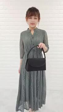 キラキラ ラッパ袖 ドレス ワンピース★セレブコーデ エレガント chen-dress113-02.jpg