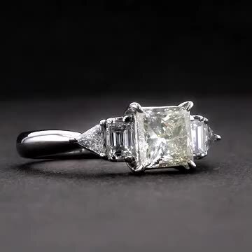楽天市場】ダイヤモンド リング 1.185ct M I1 スクエア