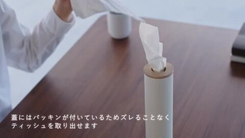 楽天市場】山崎実業 リン ティッシュケース ボトル型ティッシュケース ...