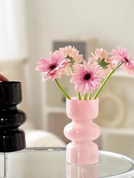 グラデーションガラス花瓶 高さ30cm Amazon.co.jp: 花瓶 ガラス 花瓶 おしゃれ 大 花瓶北欧 花瓶