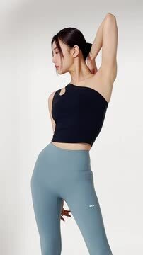20%OFF！！　XEXYMIX ワンショルダーヨガトップス ブラック 楽天市場】ゼクシィミックス xexymix ヨガ ブラトップ