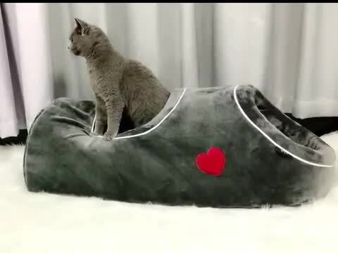 猫の巣の冬の保温寝袋閉鎖式の家の深い睡眠トンネル式  サイズ 5171340314.g_400-w-st_g.jpg