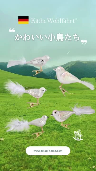 kathe wohlfahrt ケーテウォルファルト　オーナメント　鳥　バード 楽天市場】KatheWohlfahrt(ケーテウォルファルト)ドイツ直輸入