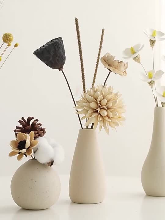 楽天市場】ins風 フラワーベース 花瓶 セラミック 造花・ドライ