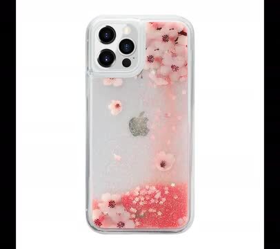 LAUT Apple iPhone 13 mini/iPhone 12 mini Liquid Glitter Case - Sakura