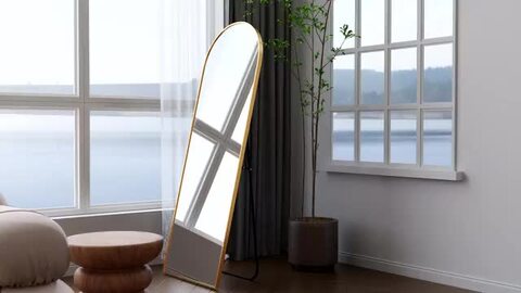 大型ミラー 立て掛ミラー 全身鏡 姿見 中古良品 （2025年最新