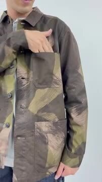 FOB FACTORY FRC003 Special order Camo French Shirt Jacket