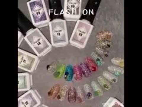 楽天市場】【全20色セット】フラッシュグリッター カラージェル