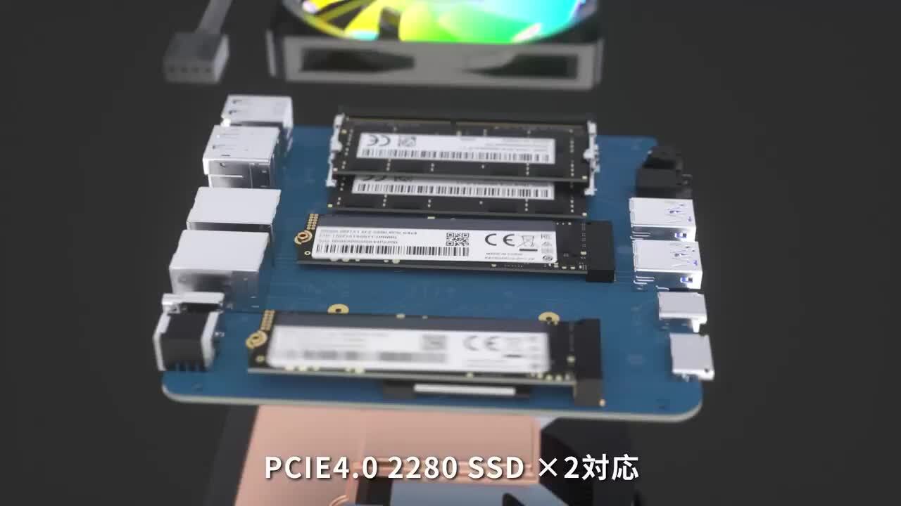 楽天市場】GMKtec K11【AMD Ryzen9 8945HS 32GB+1TB】最大5.20