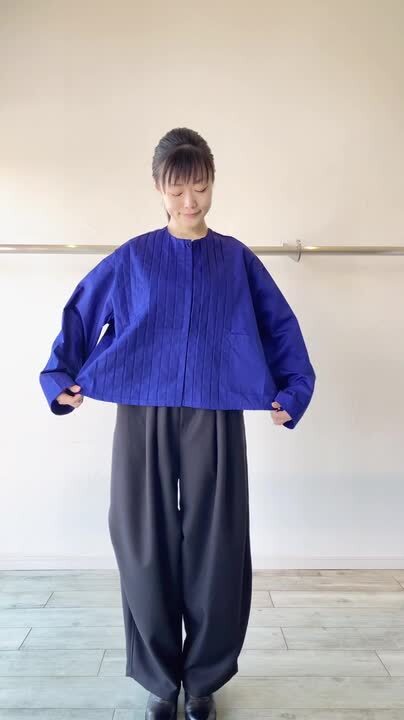 b380＊ ミズイロインド 後ろサイドタック ビッグサイズ ロングシャツ 大きいサイズ レディース レイヤード風ロングシャツ af-1916044