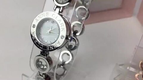 Anne  グリッター ブレスレット＆ウォッチセット 3色 SILVER925 OVAL CHAIN BRACELET