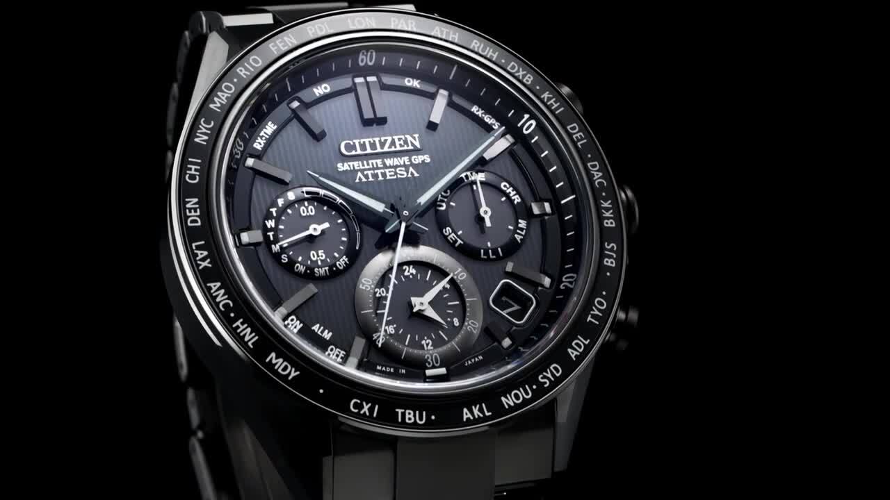 CITIZEN アテッサ電波時計 シチズン アテッサ エコドライブ GPS衛星電波時計 CC4055-65E