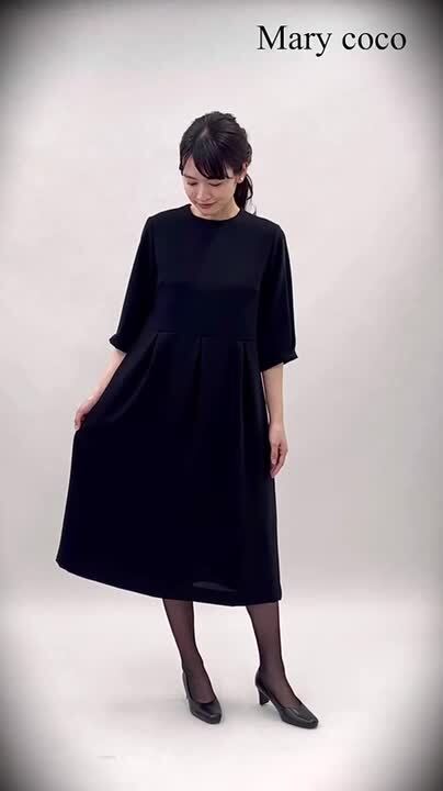 【Sakura】新品未使用　フォーマルワンピース 楽天市場】喪服 礼服 ブラックフォーマル ワンピース レディース