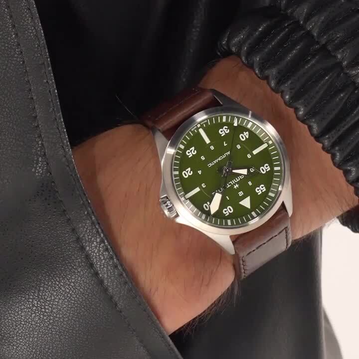 ハミルトン HAMILTON カーキアビエーションautomatic自動巻 カーキ アビエーション Pilot Auto 39mm | Hamilton Watch