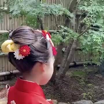楽天市場】【七歳用】七五三 髪飾り 菊と紅葉の簪（かんざし