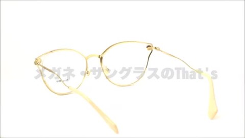 miu MIU ミュウミュウ 眼鏡 フレーム のみ MU06XVF 16K1O1 50