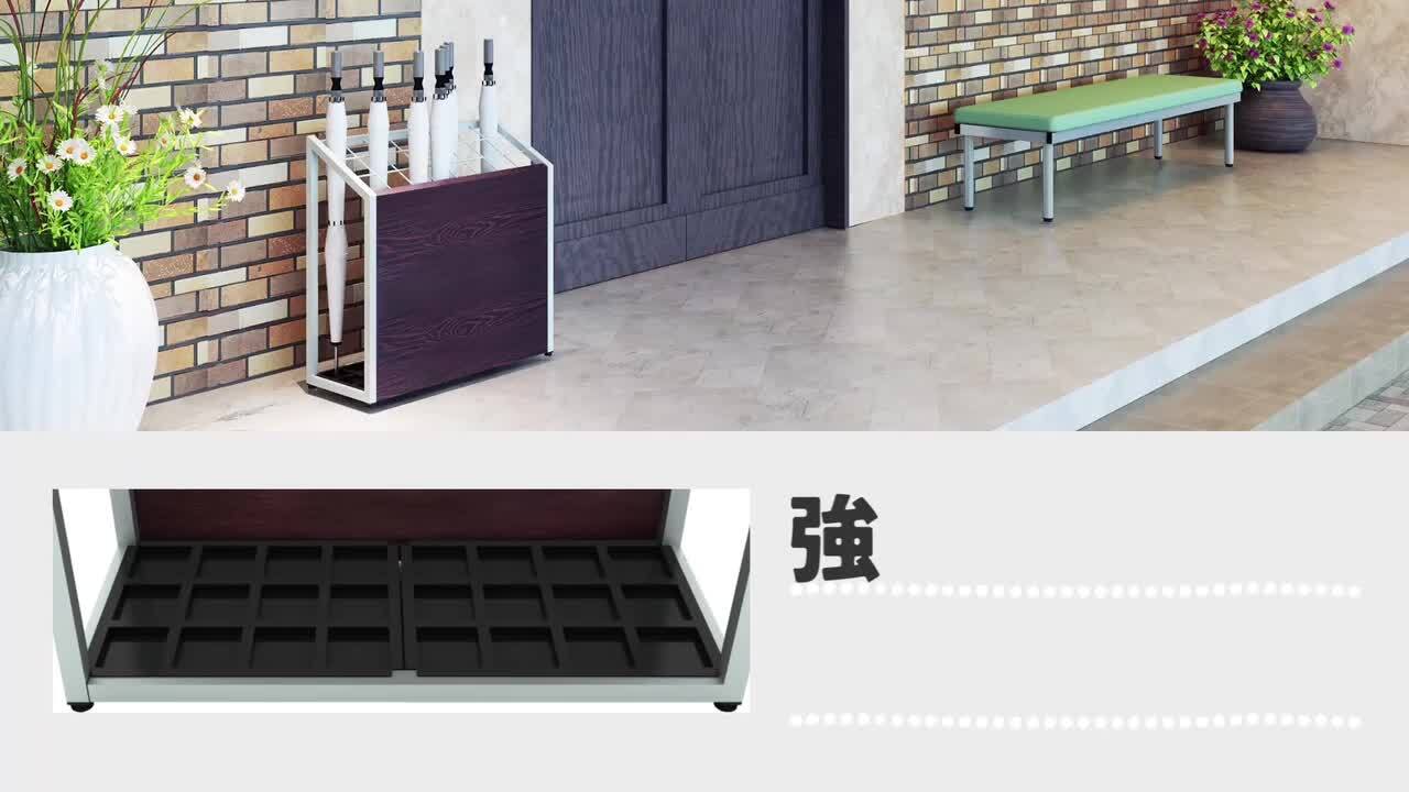 楽天市場】【組立不要】 傘立て オフィス 24本 木目 業務用 事務