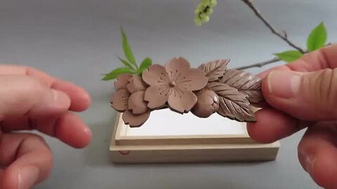 楽天市場】プレゼント 女性 可愛い 鎌倉彫 髪留め 髪飾り 桜咲く