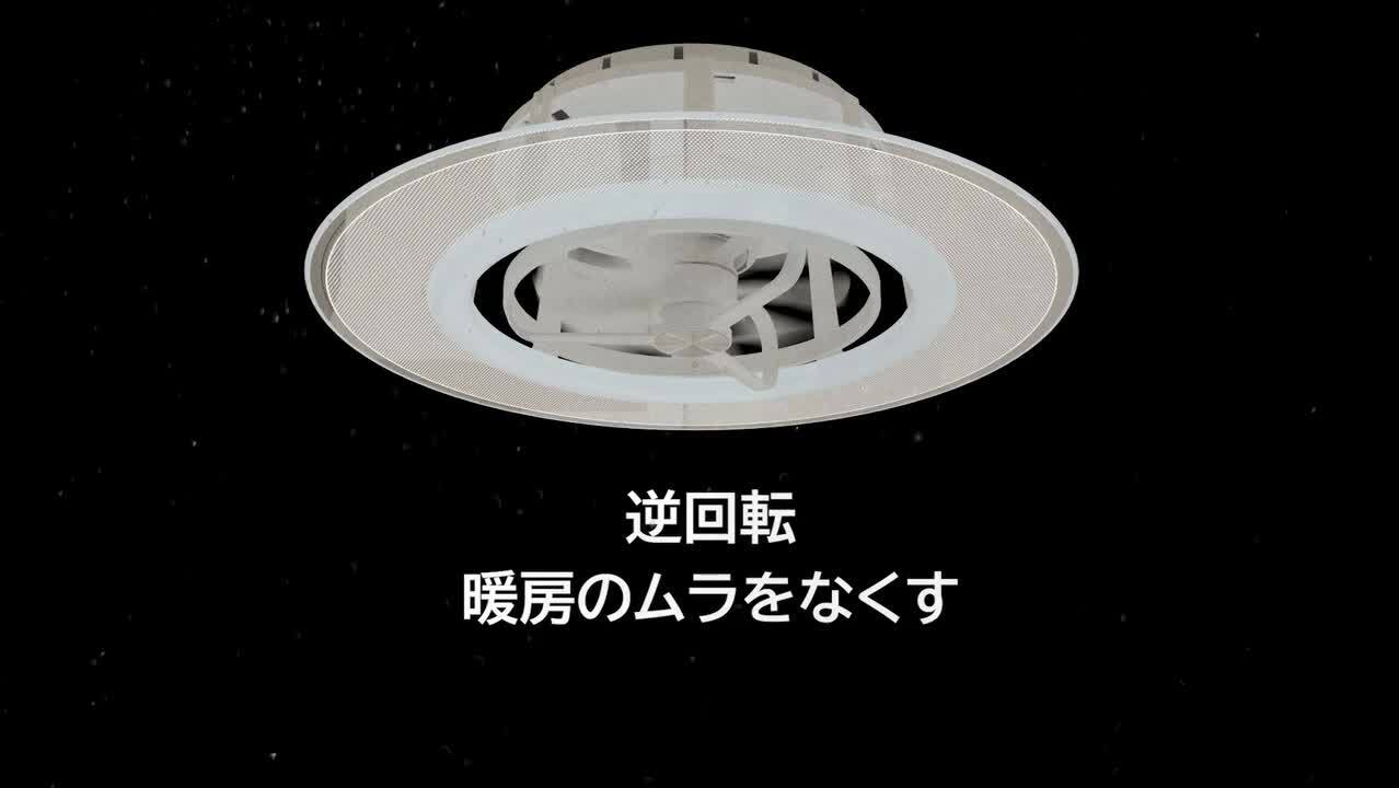 楽天市場】ORALUCE シーリングファンライト 首振り led 導光板