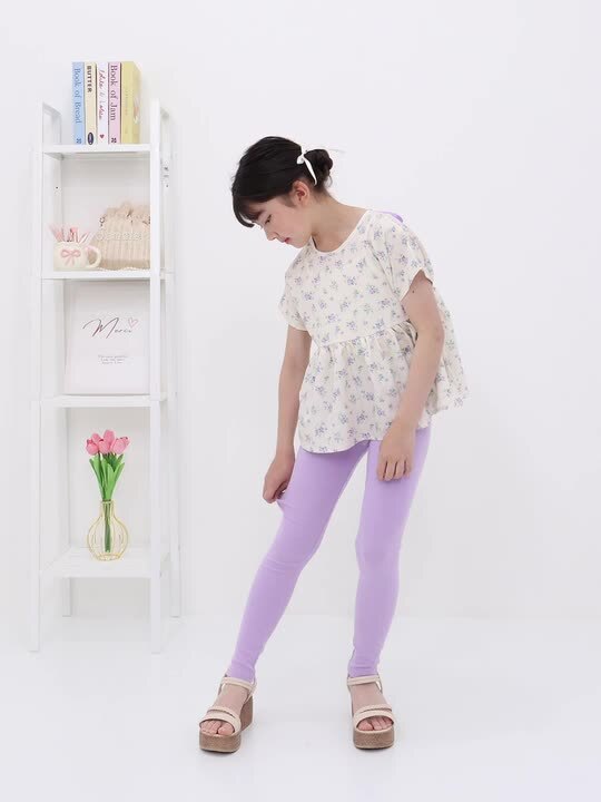 楽天市場】【25年SS新色】10分丈無地レギンス スパッツ 子供服