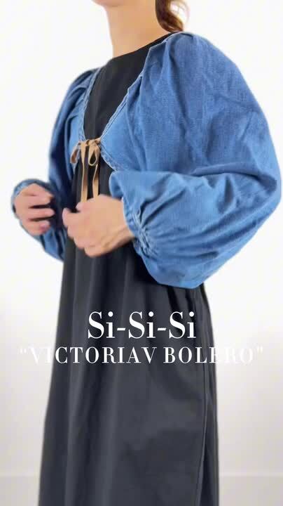 【70%OFF】スースースー Si-Si-Si コットン デニム ヴィクトリアン ボレロ VICTORIAN BOLERO 2025-ss111 レディース Si-Si-Si｜コットン デニム ヴィクトリアン ボレロ “VICTORIAN